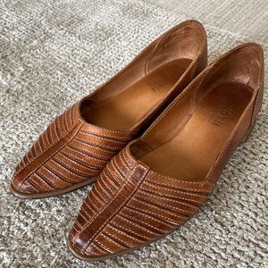 Womens BedStu leather loafers